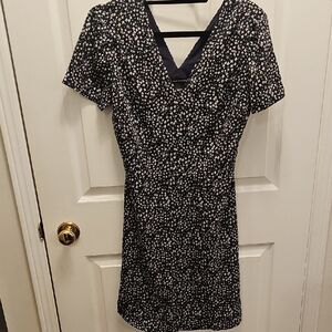 club monaco black and white dress Club Monaco Black/whiteOne Shoulder Mini Party Dress Size 4 NWT